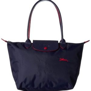 Longchamp Le Pliage Club Shoulder Bag Small Navy